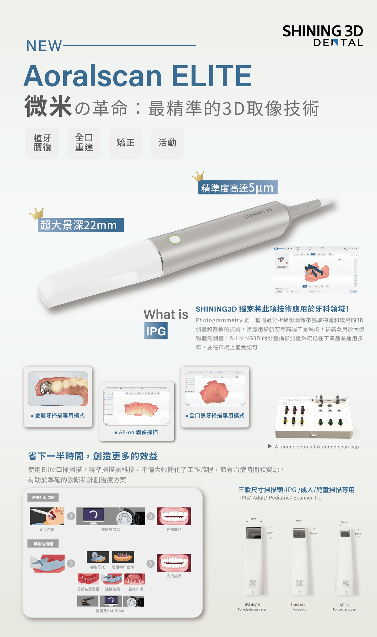 SHINING3D Aoralscan Elite-IPG 口掃機 產品圖片